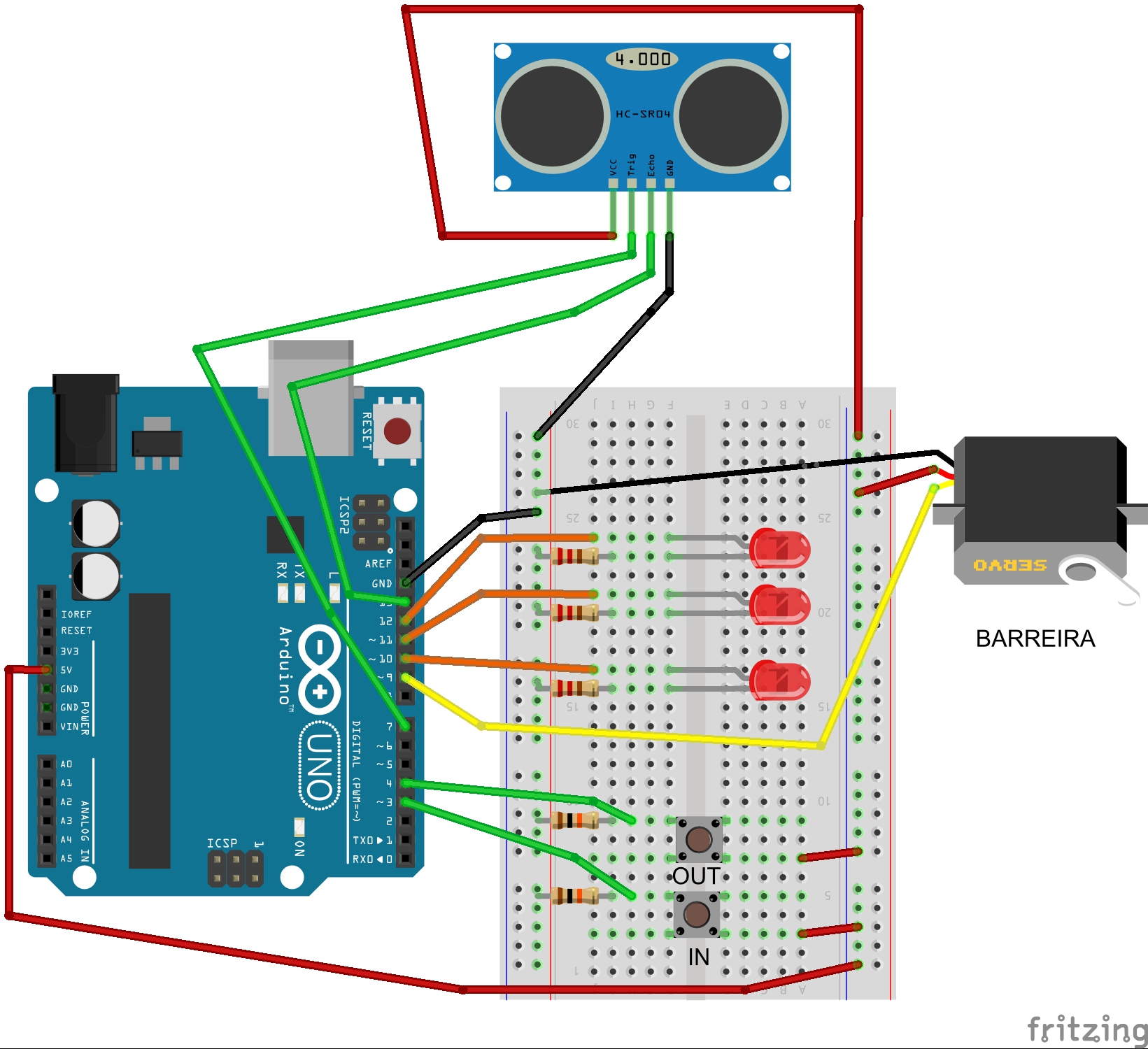 Circuito de aparcamento