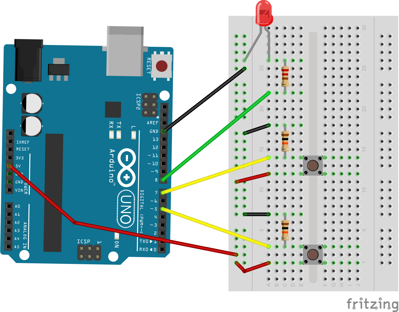 Circuito da porta exor
