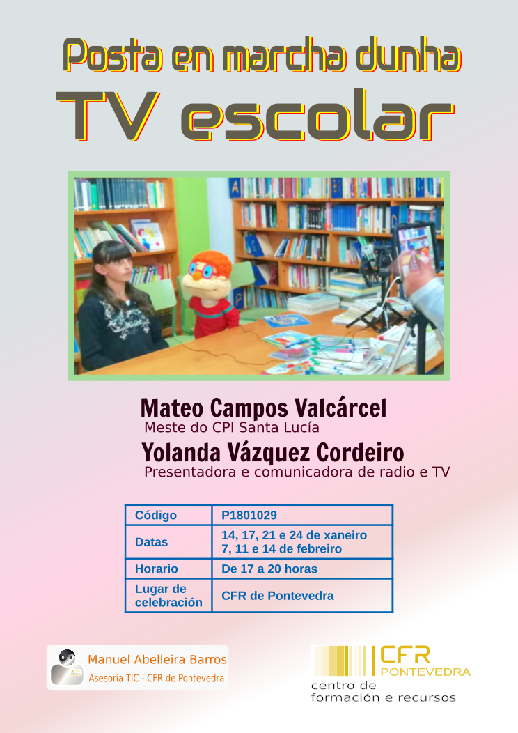Portada curso de TV escolar