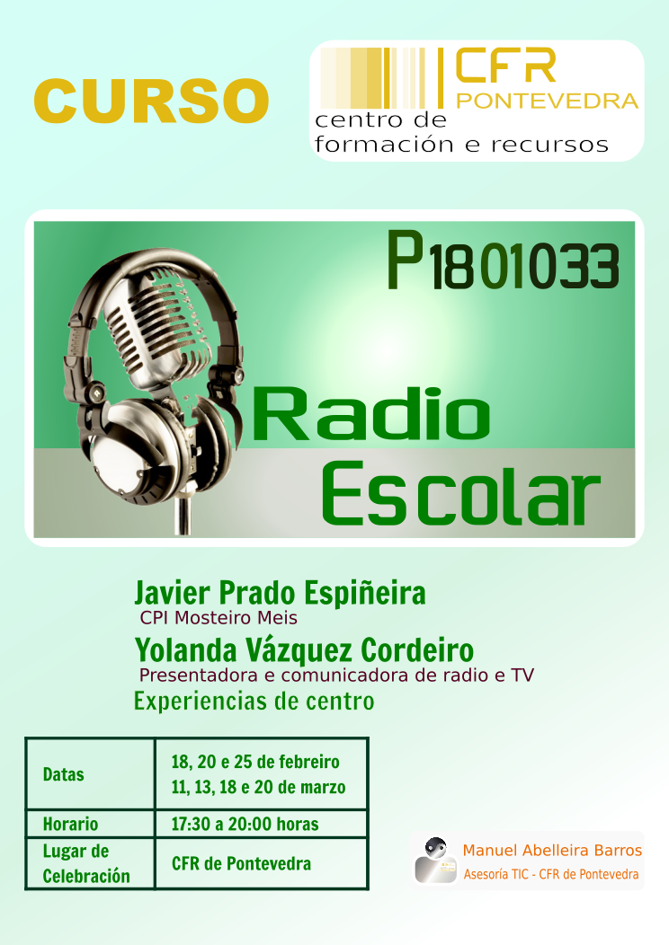 Portada curso de Radio escolar