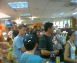 Clientes en un punto caliente.