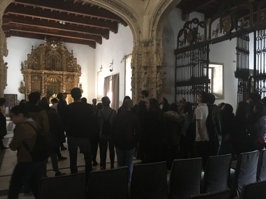 Visita ao Parador Hostal dos Reis Católicos 03/11/2017 CS de Aloxamentos Turísticos 1º e 2º
