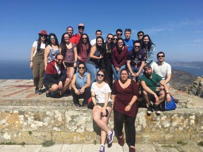 Saída a Cíes, alumnado de Turismo, marzo 2017
