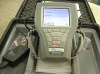 Terminal de diagnosis y estuche de transporte.