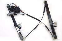 Despiece de las guías y el motor de un elevalunas.