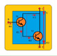 El dibujo representa un par Darlington, etá formado por dos transistores n-p-n.