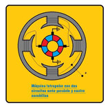 El dibujo representa el estator de un motor con cuatro masas polares y sus bobinas inductoras conectadas en serie paralelo y cuatro escobillas.