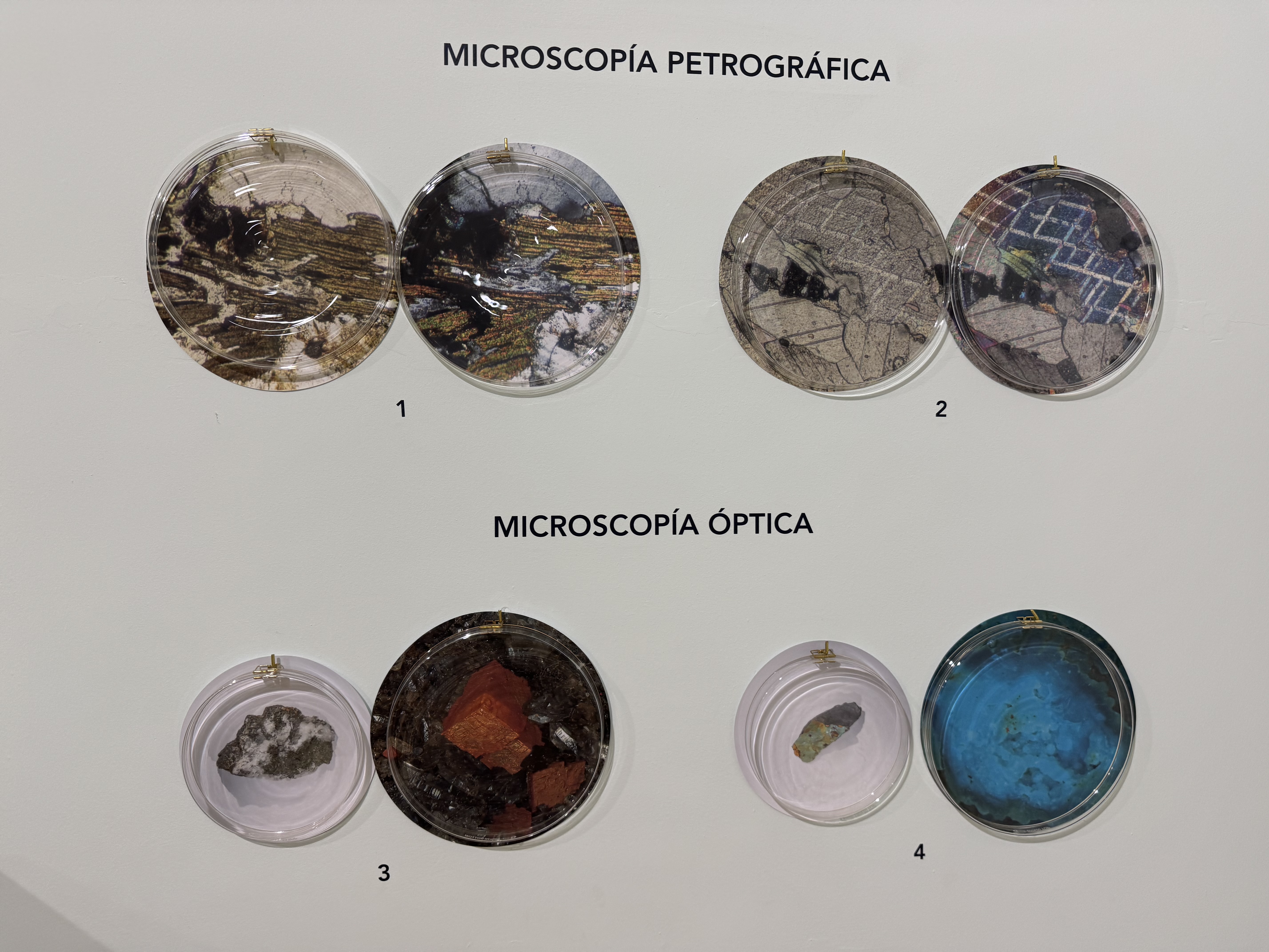 Microscopios/minerais/rocas