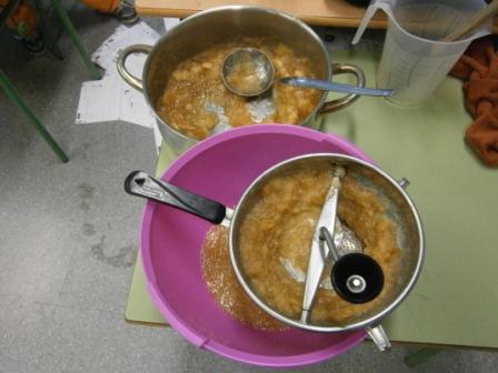 Marmelada de mazá
Houbo que triturala ben antes de envasala
