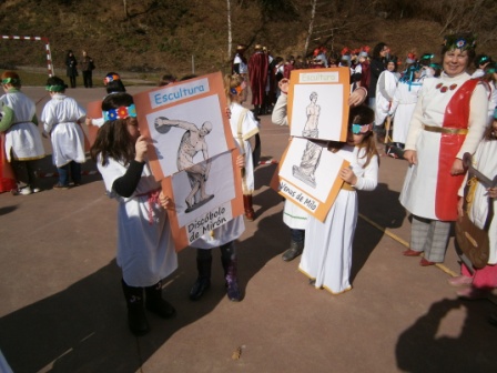 ALUMNOS DE PRIMEIRO DE PRIMARIA
OS GREGOS E AS ARTES
