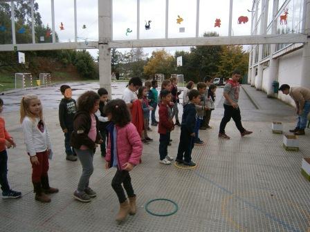 Alumnado de 2º E.P nos xogos
