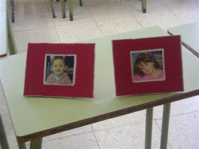 Marcos feitos polos nen@s de Infantil.
