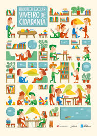 Cartel biblioteca escolar