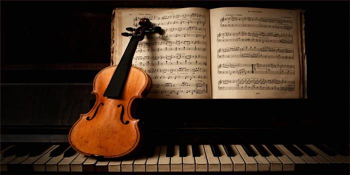 musica clasica, violin e piano