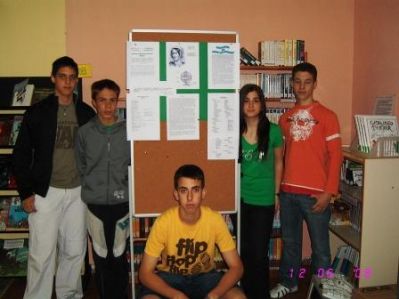 3º B presentou un traballo sobre Mary Somerville
