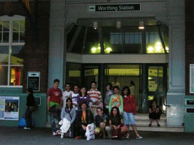  Worthing railway station
De regreso despois dun día moi completo en London
