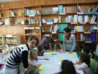 As profes son Fanny, Carlota e Laura
