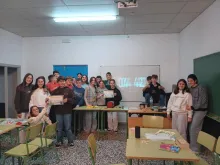 Alumnado nun escape room de inglés