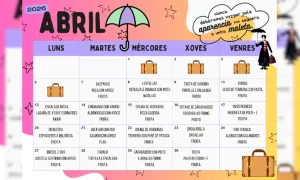 Menú abril