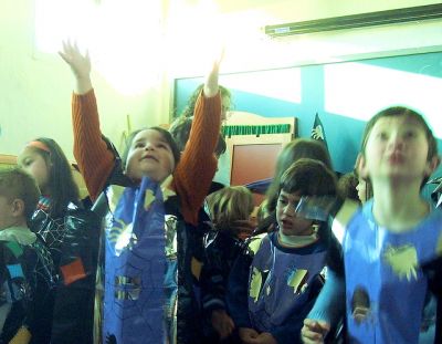 Na escola de Quintáns
