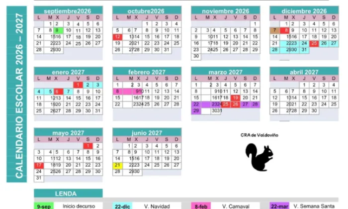 CALENDARIO ESCOLAR
