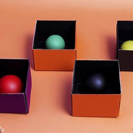 una bola en una caja