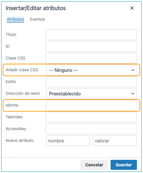 Atributos