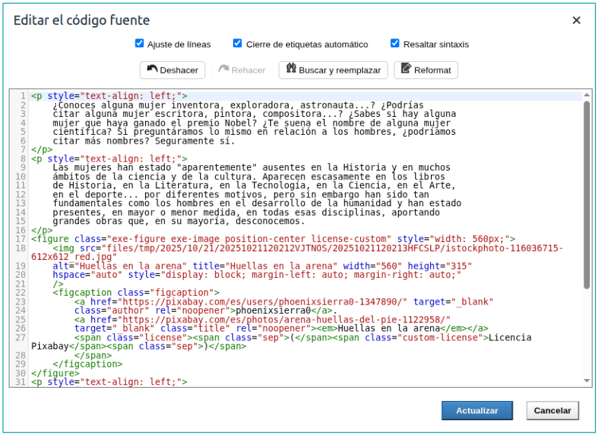 editor html
