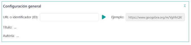 Configuración Geogebra