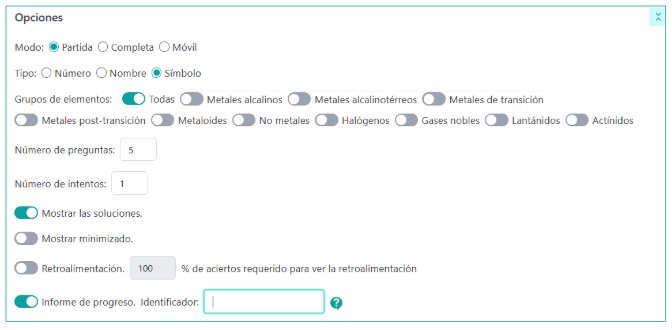 Opcións TP