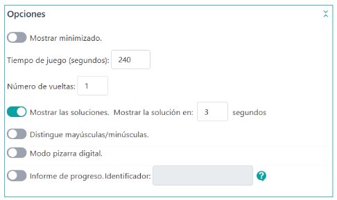 Opcións rosas