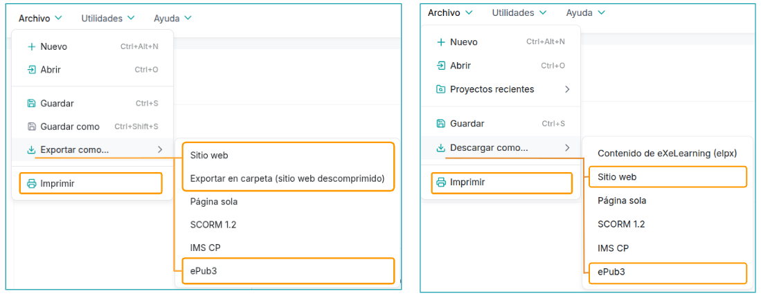 Opcións offline (escritorio/online - cloud)
