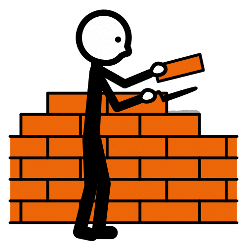 Imagen de una persona construyendo
