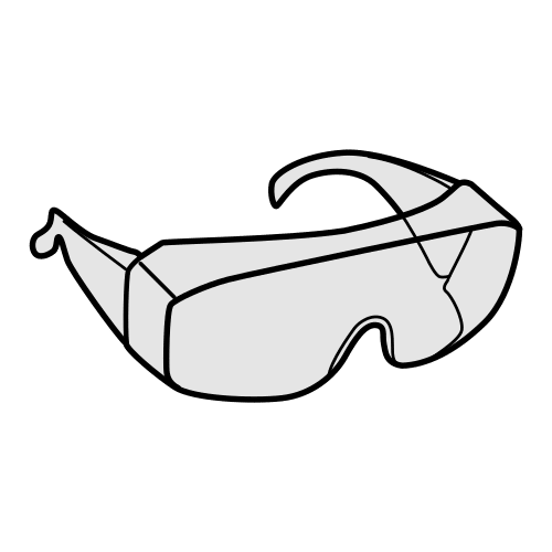 Pictograma de gafas de seguridad
