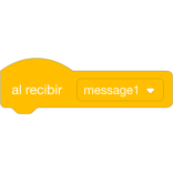 Imagen que muestra un evento de Scratch