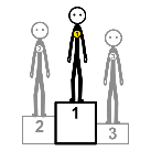 La imagen muestra una persona campeona