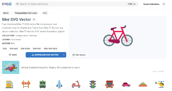 Búsqueda de imagen en SVG Repo
