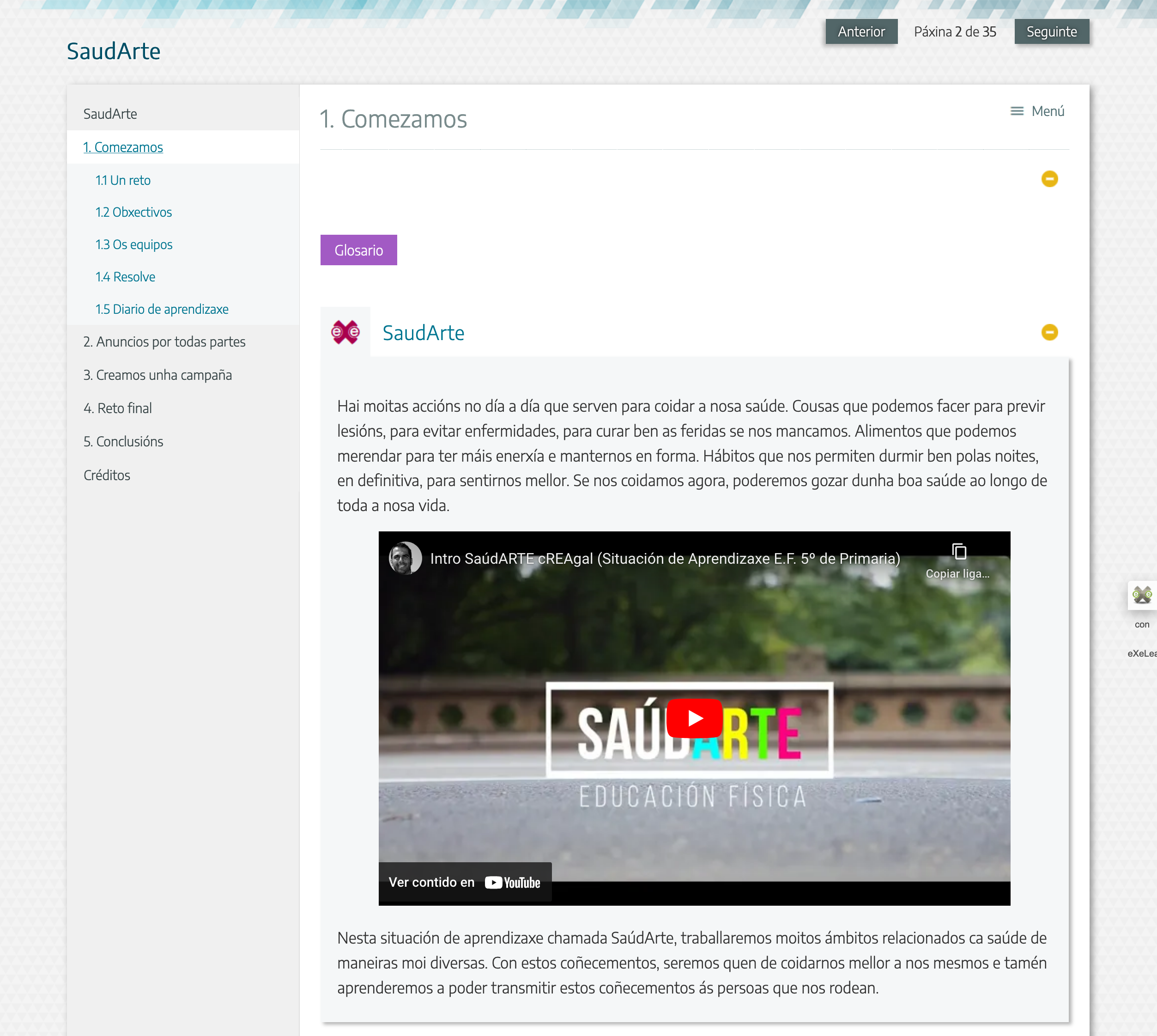 Exemplo REA con estilo INTEF