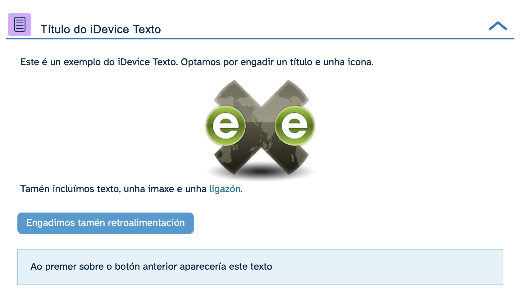 iDevice Texto