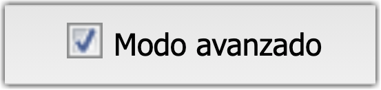 modo avanzado modo avanzado