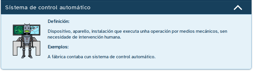 Exemplo de entrada de glosario