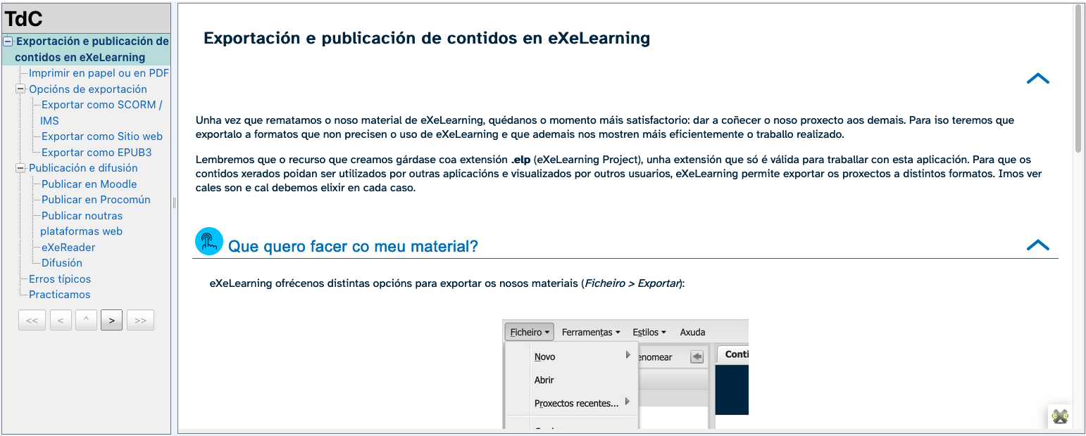 visualización como IMS