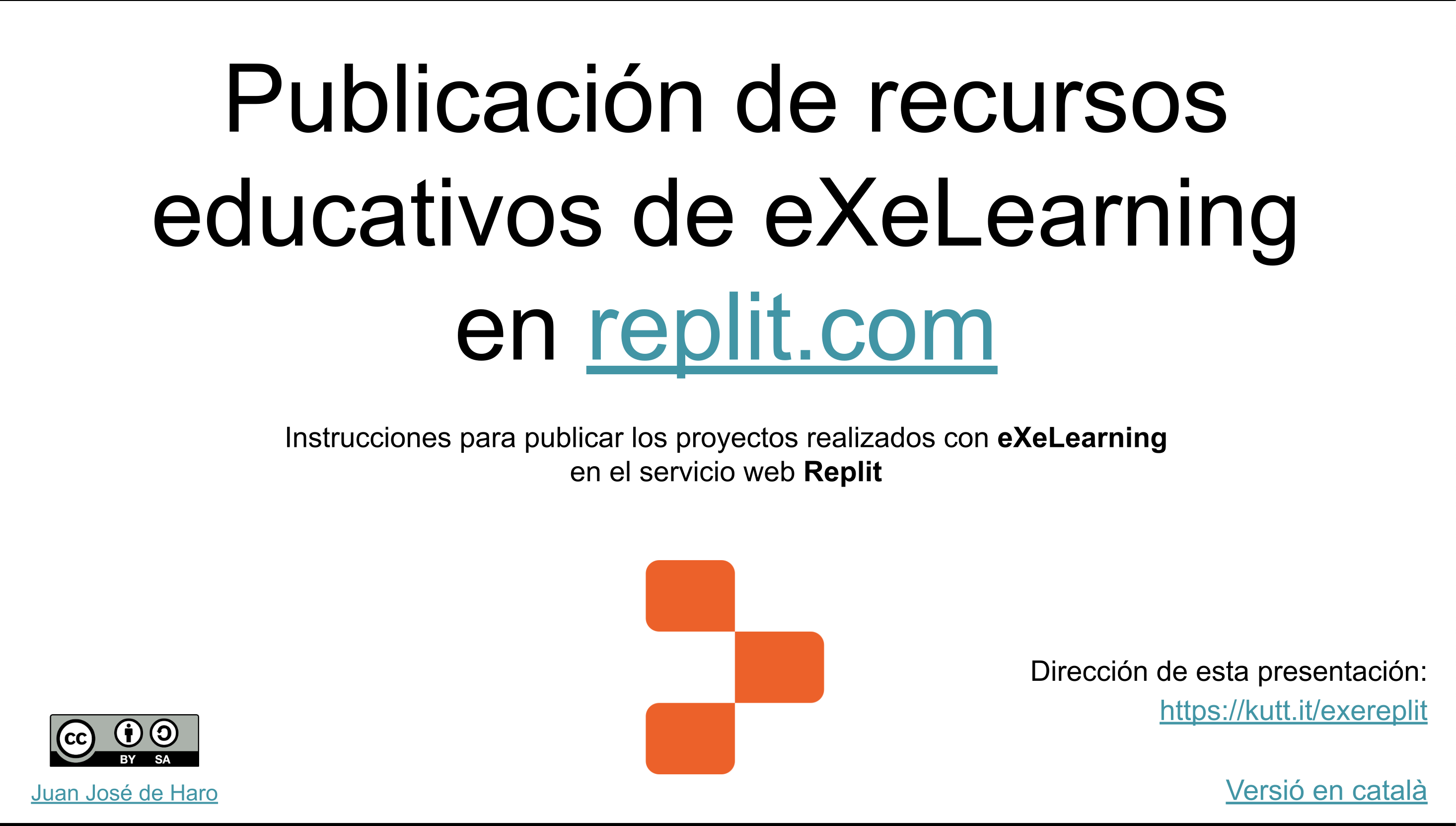 Publicación de eXe en Replit