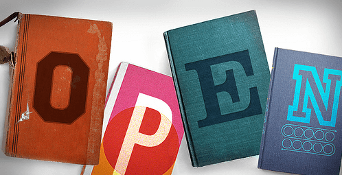 Letras en inglés que din "open"