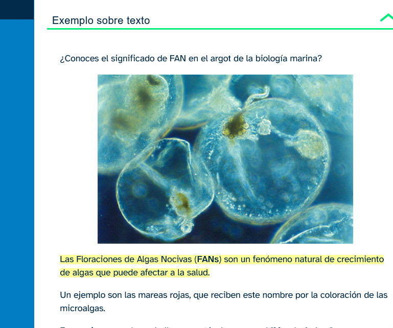 Imaxe que amosa un exemplo de definición.