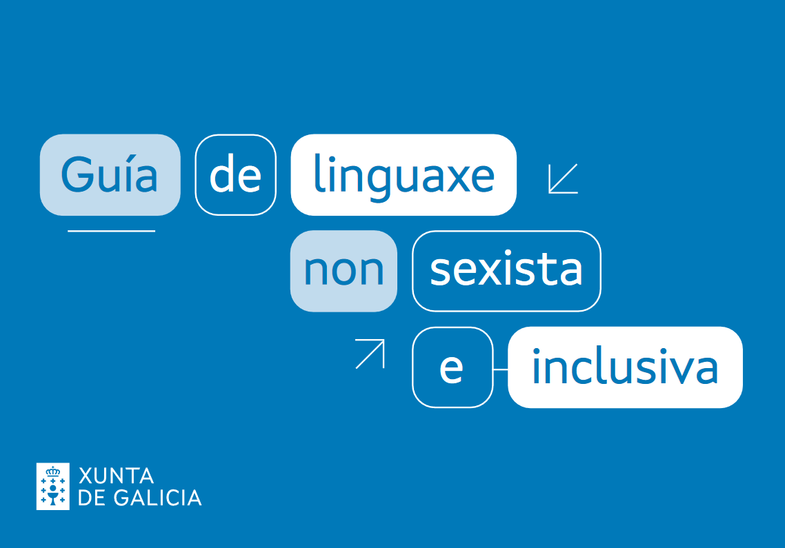 Portada da guía de linguaxe non sexista e inclusiva