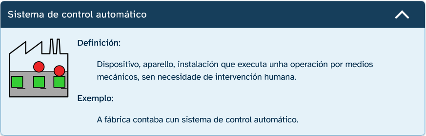 Imaxe que amosa un exemplo de glosario