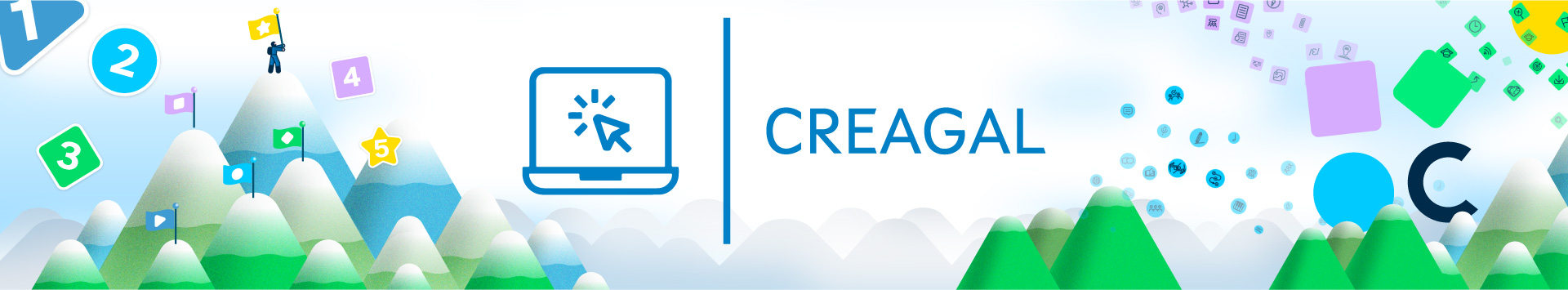 Banner cREAgal para o repositorio de contidos