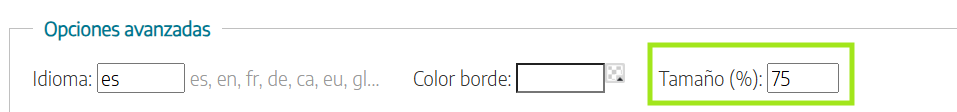 Tamaño - Paso 6 GeoGebra