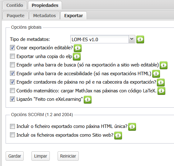 Exportar